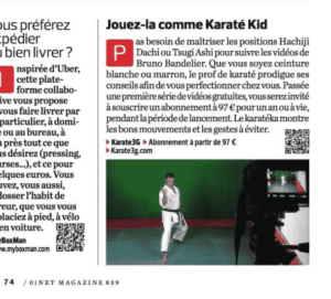 Karate3G™ dans 01net