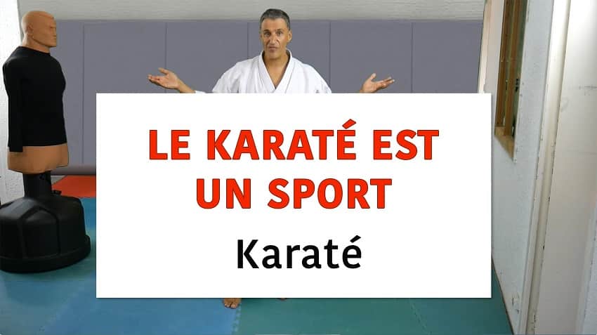 Le karaté est un sport