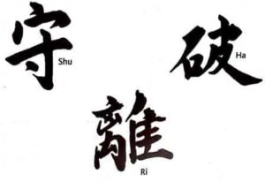 Shu-Ha-Ri : Trois étapes pour une progression-compréhension du Kata